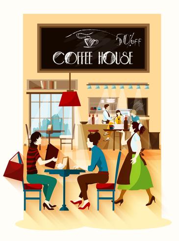 Coffee House  Design Concept vector