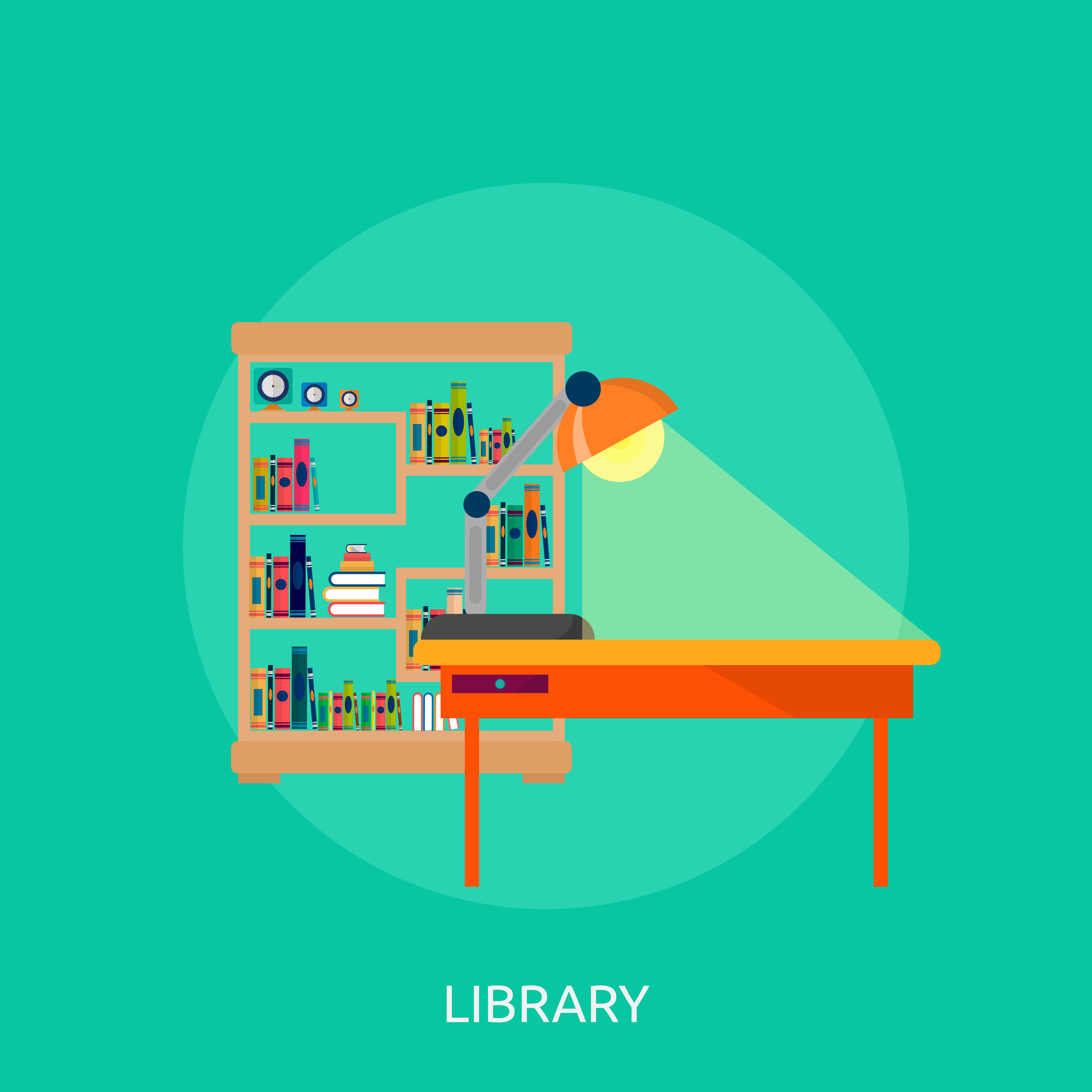 Download Library Conceptual illustration Design - Download Free ...