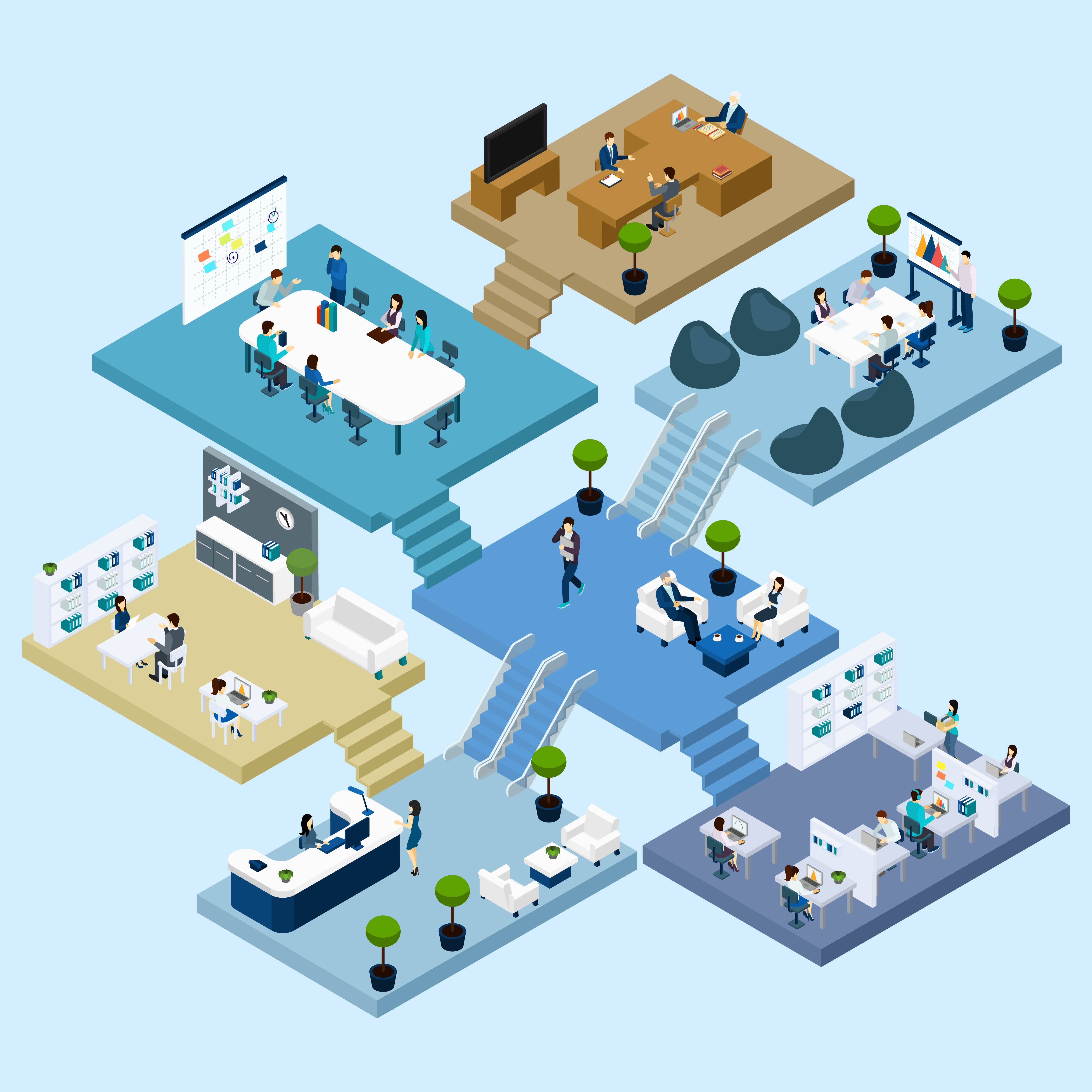 Office Isometric Icon Vector Art At Vecteezy