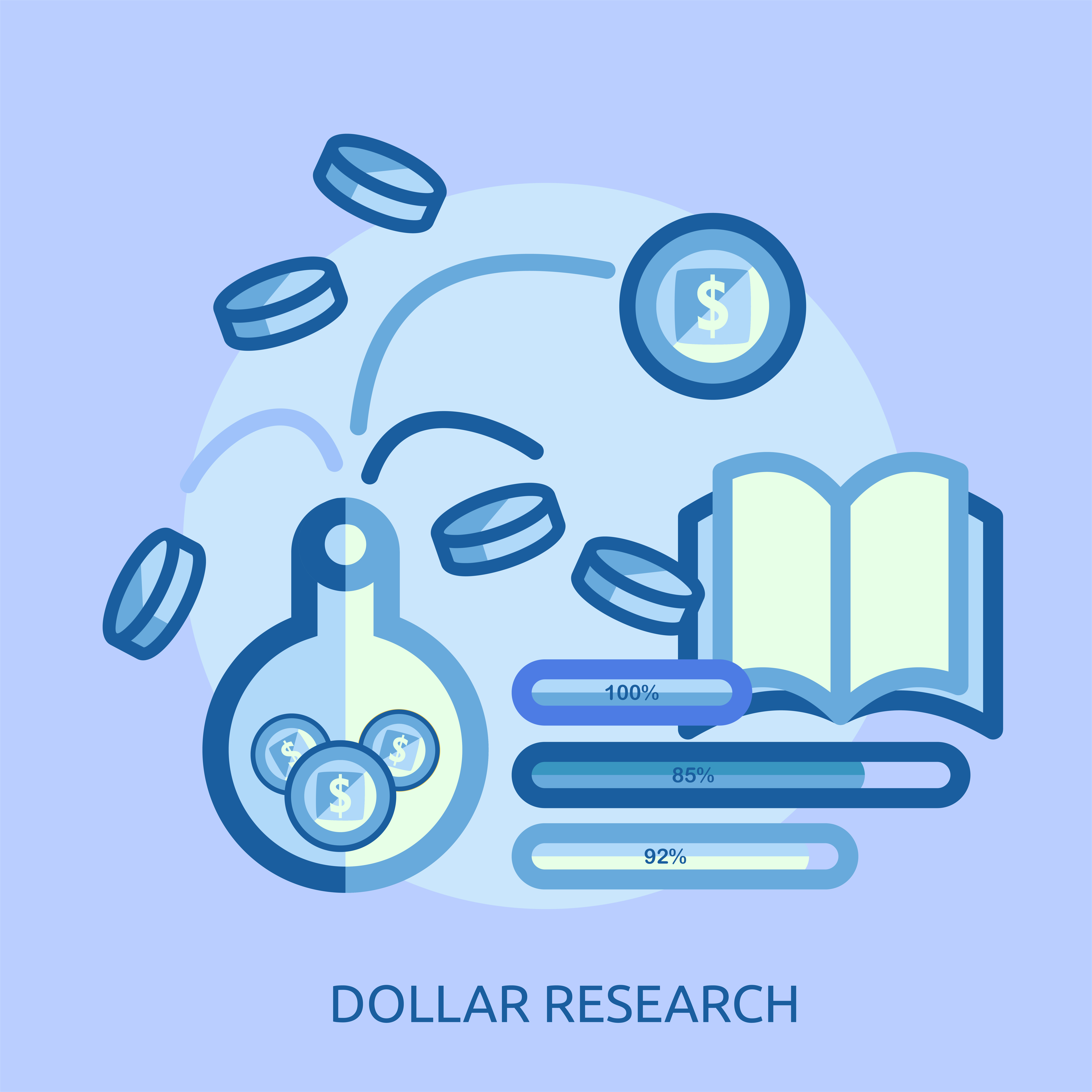 Yen Research Conceptual illustration Design 473640 Vector Art at Vecteezy
