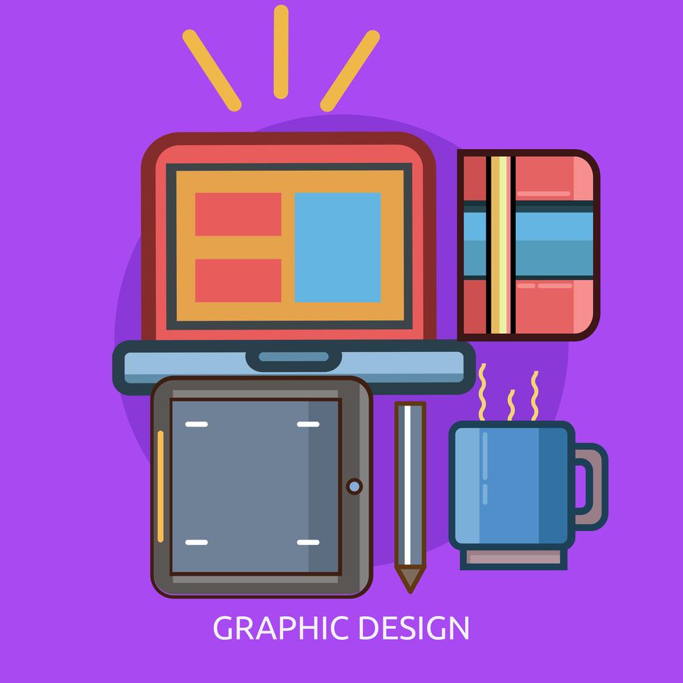 Graphic Design Conceptual illustration Design 473700 Vector Art at Vecteezy