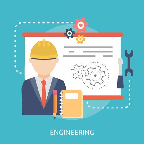 Engineering Conceptual illustration Design vector