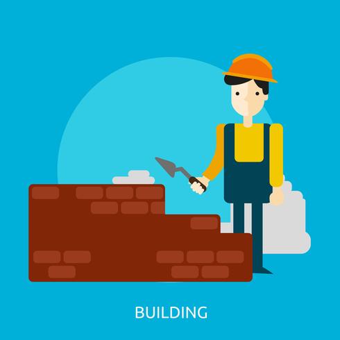 Building Conceptual illustration Design vector