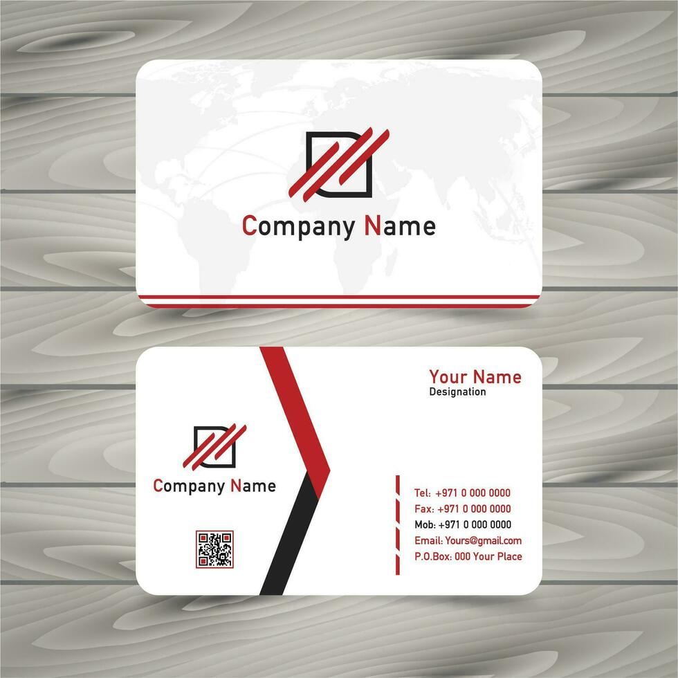 Simple Business Card vector