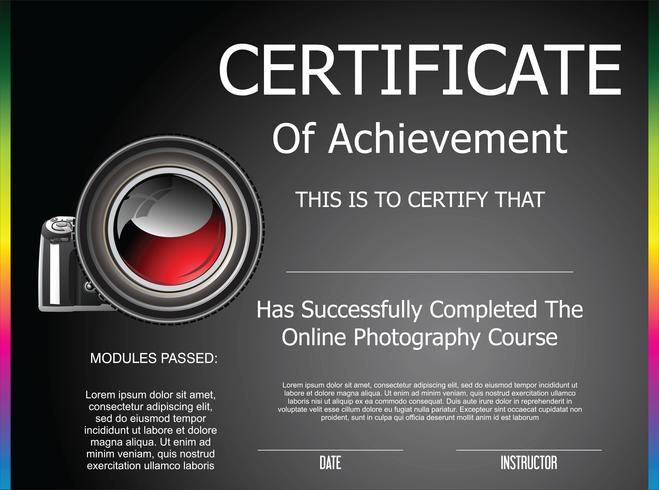 Certificado vector