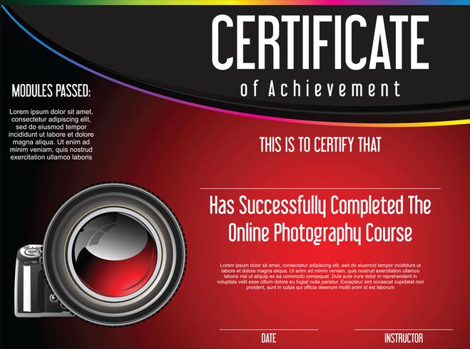 Certificado vector