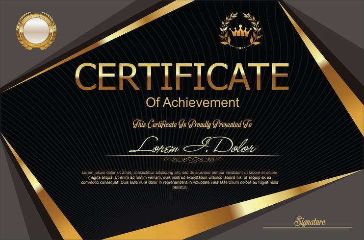 Certificado vector