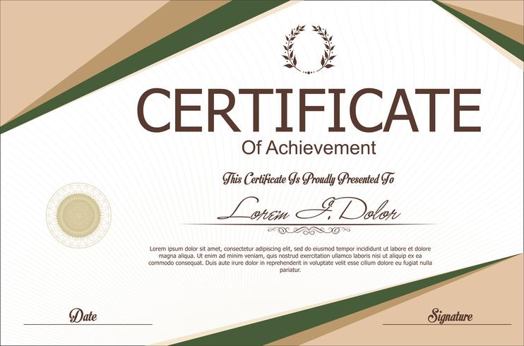 Certificado vector