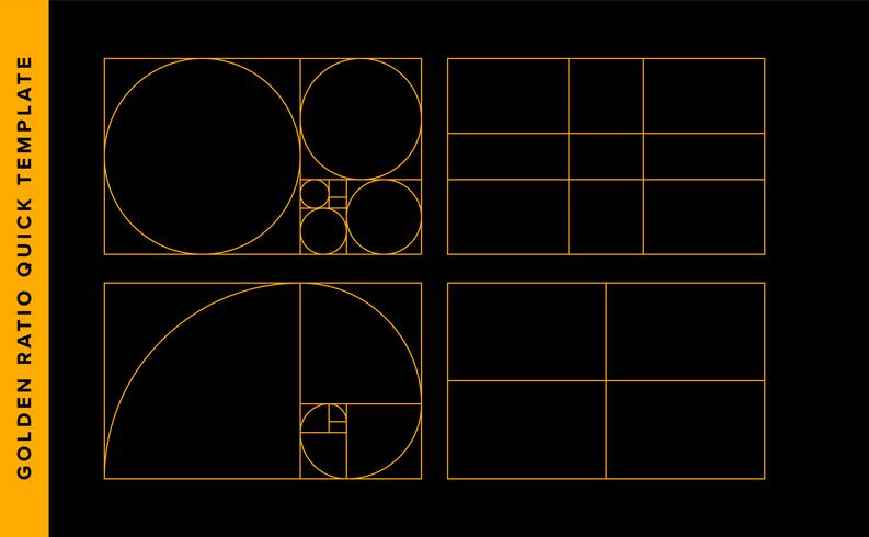 Golden Ratio Vector Design Template