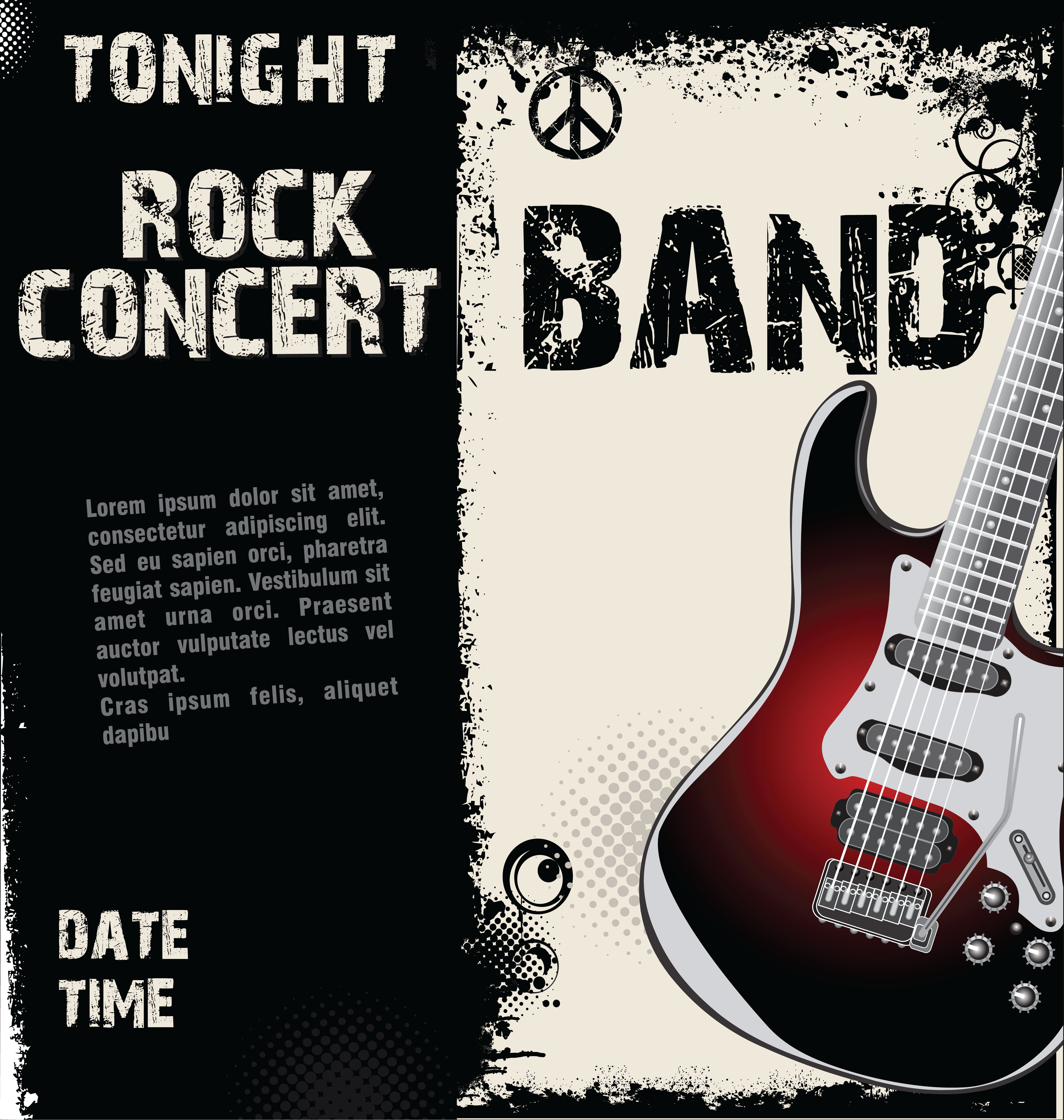 Rock Concert Poster Background