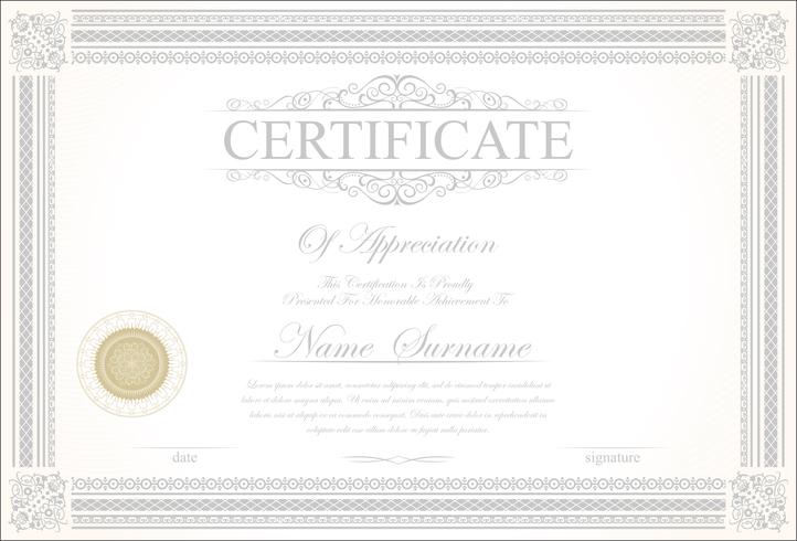 Certificado vector