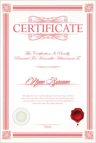 Certificate vector