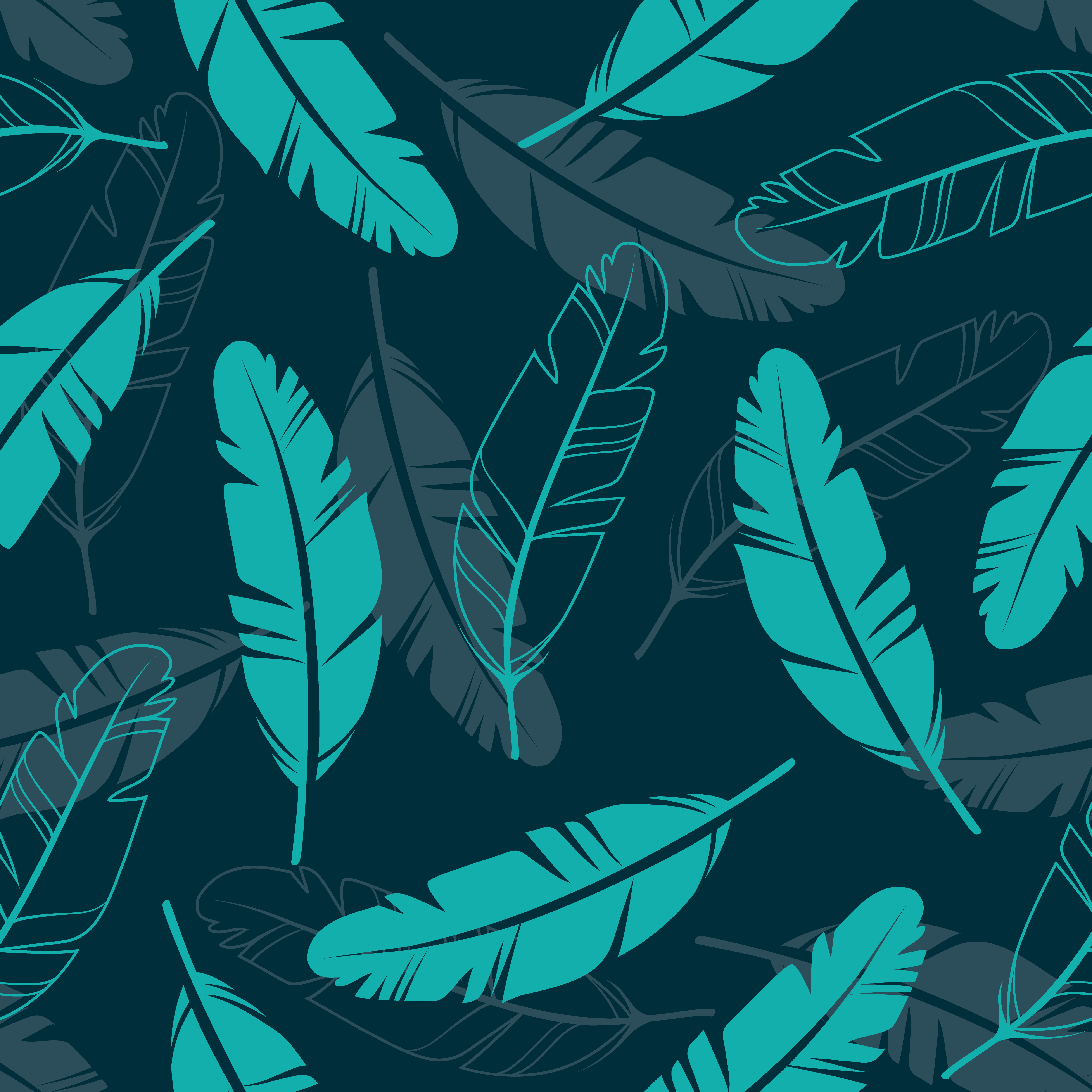 Download Feathers Seamless Pattern - Download Free Vectors, Clipart ...