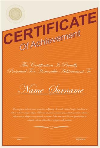 Certificate vector