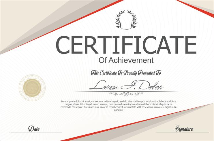 Certificate vector