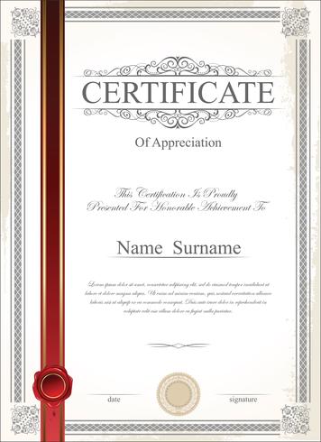 Certificate vector