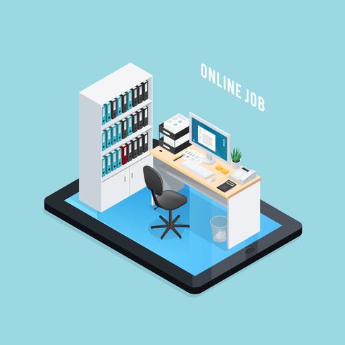Online Job Isometric Composition vector