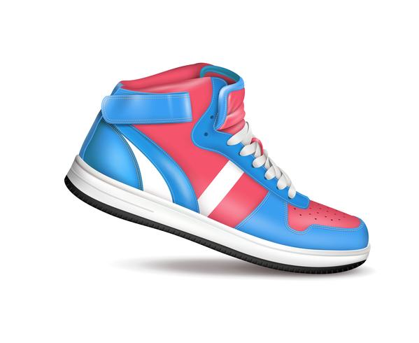Color Sport Sneaker vector