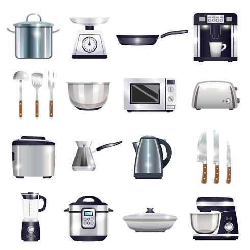 Kitchen Accessories Set vector