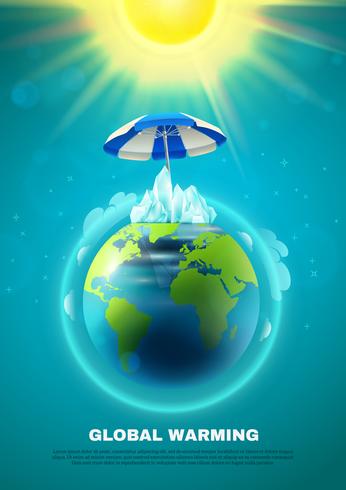 Global Warming Poster vector