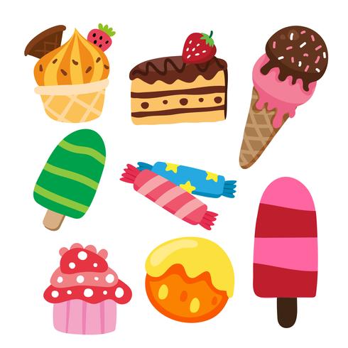 dessert vector collection design