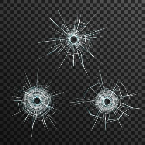 Bullet Holes Template vector