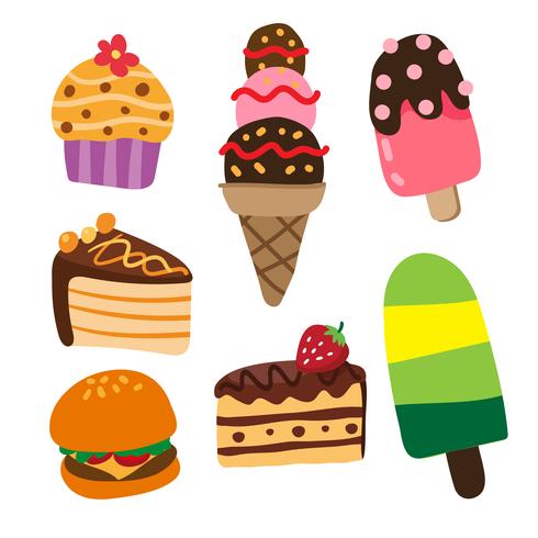 dessert vector collection design