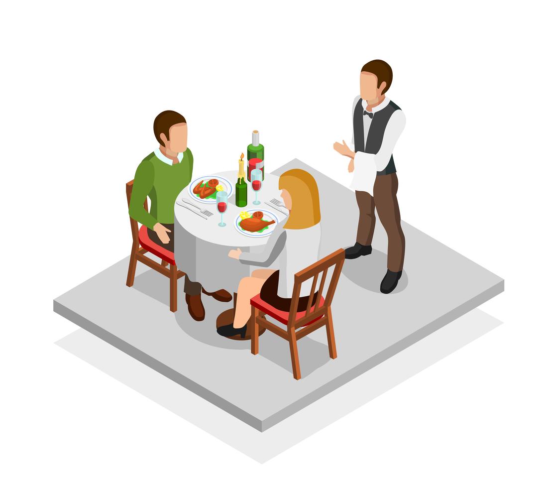 Restaurant Meal Concept 476479 Vector Art at Vecteezy