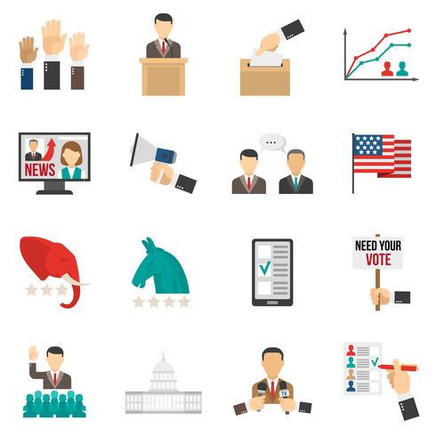 Election Color Icons Download Free Vectors Clipart Graphics Vector Art