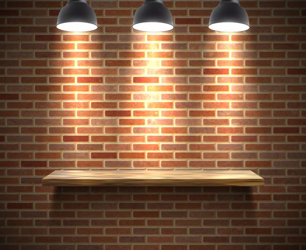 Empty Shelf Illustration vector