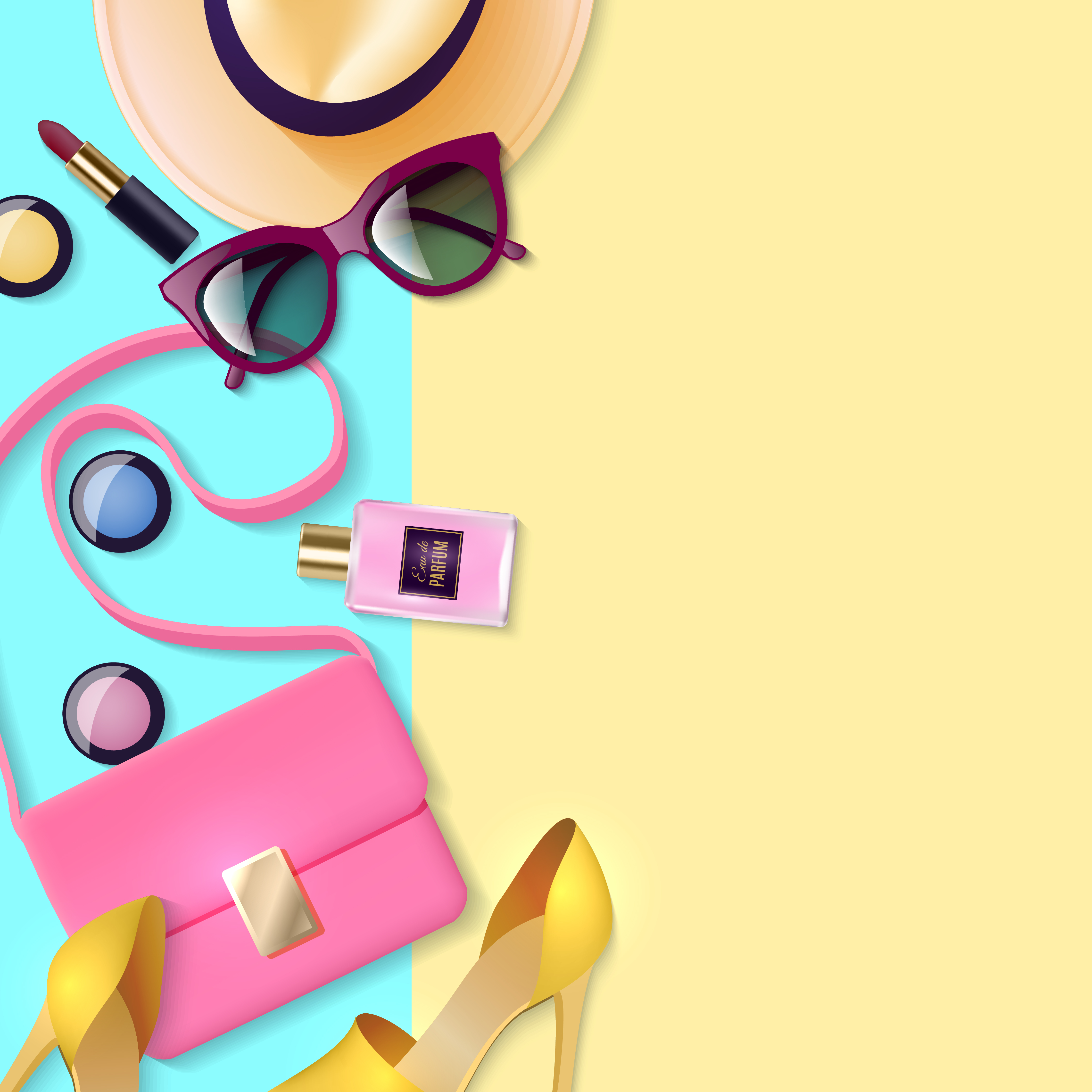 Women Accessories Poster 476962 Vector Art at Vecteezy