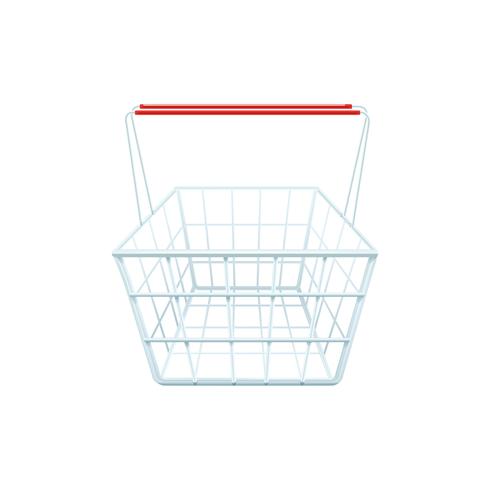 Ilustración de la cesta de compras vector