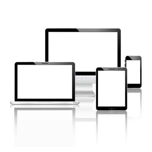 Mobile devices set vector