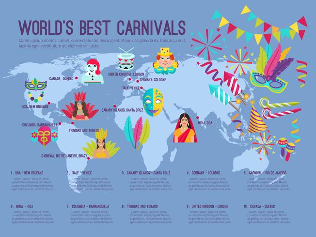 Carnival Illustration Infographic Download Free Vectors