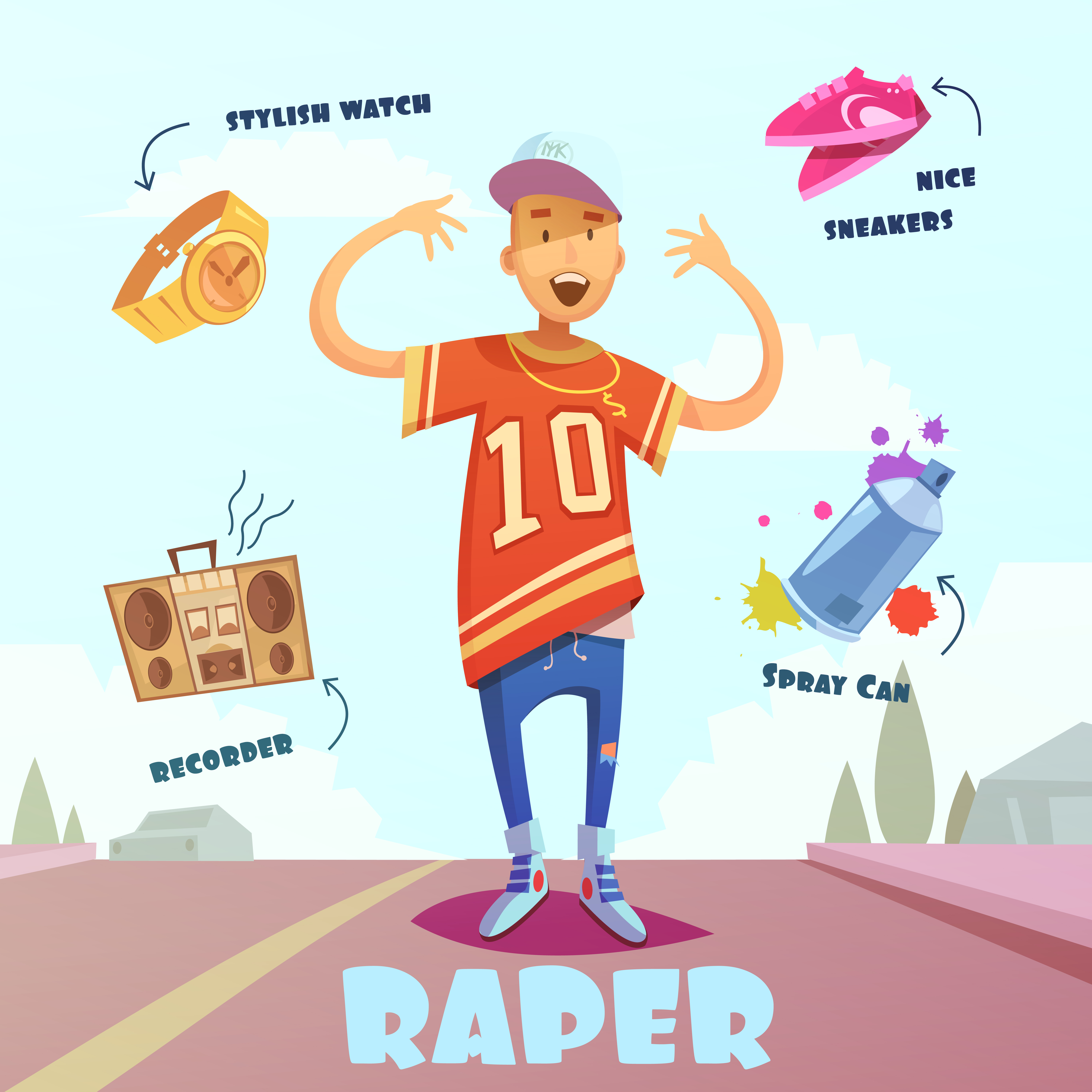 Download Raper Character Pack For Man - Download Free Vectors ...