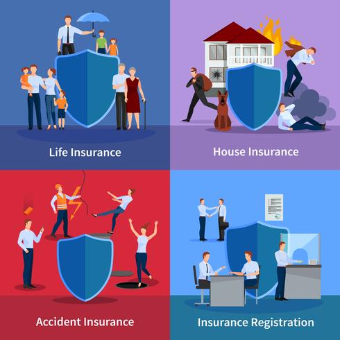 Personal And Property Insurance  vector