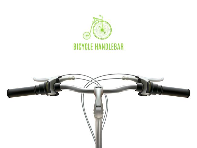 Realistic Handlebar Poster vector