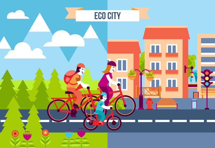 Eco City Decorative Icons 478014 Vector Art at Vecteezy