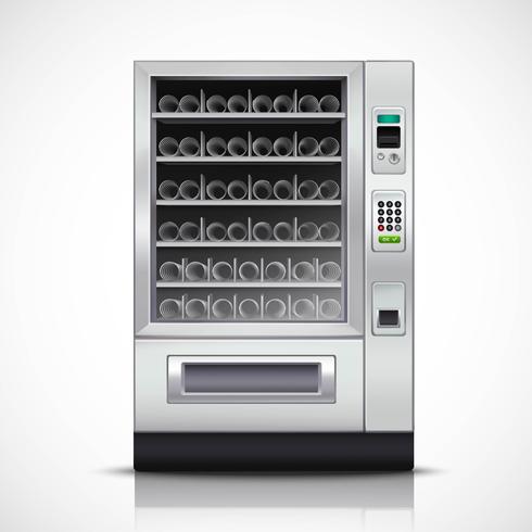 Realistic Modern Vending Machine  vector