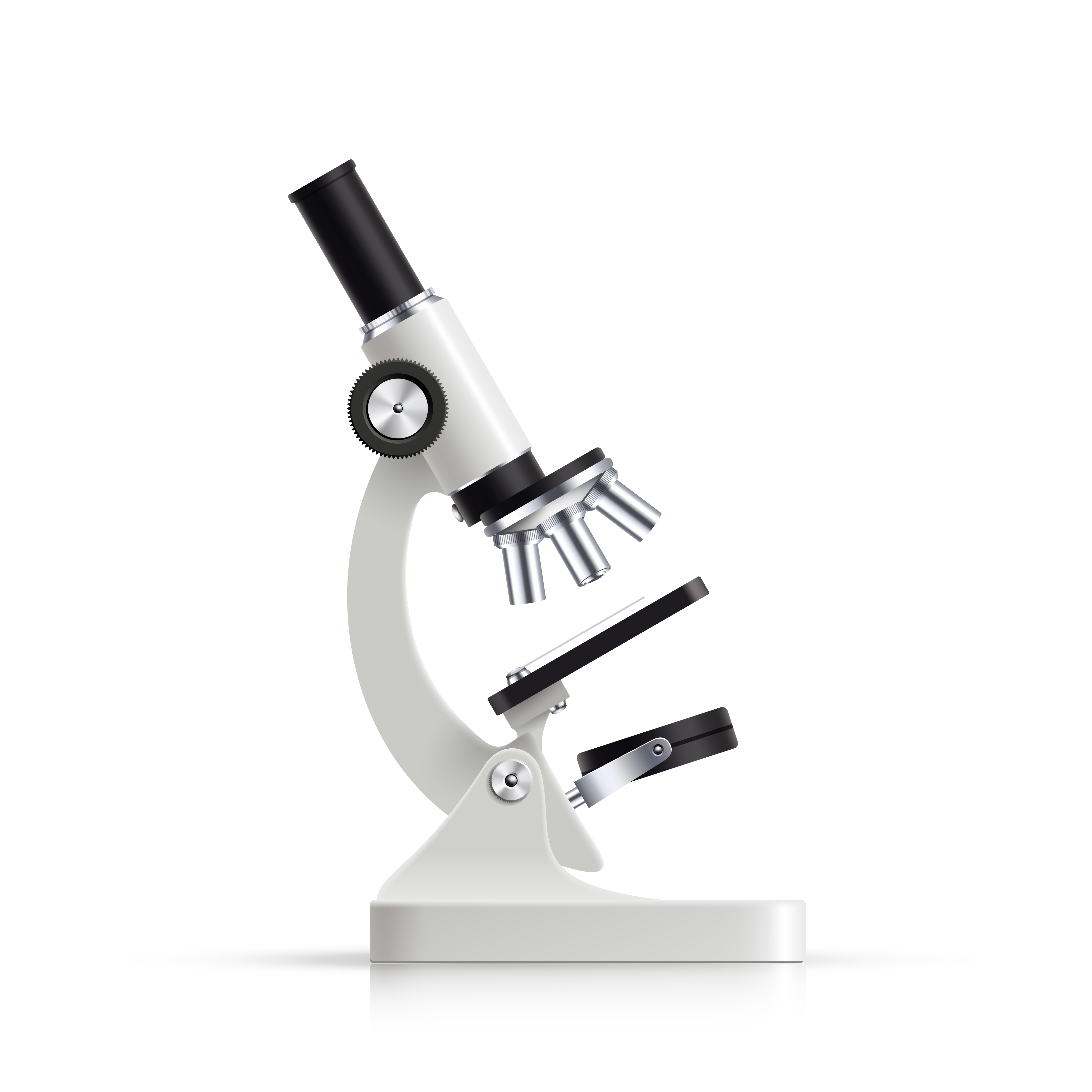 Microscope Realistic Image Single Object 478546 Vector Art at Vecteezy