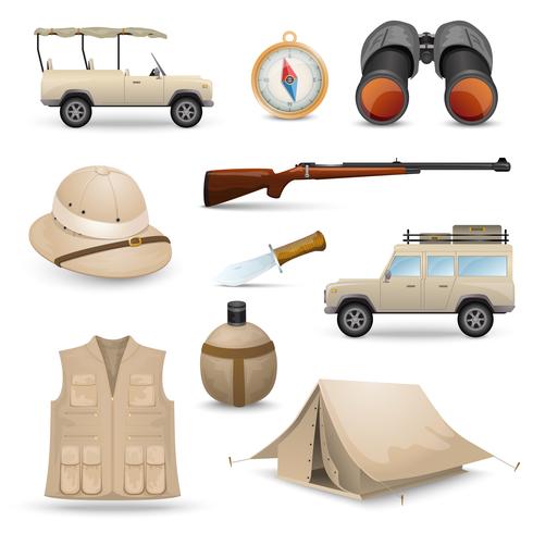 Safari Icons For  Hunting vector