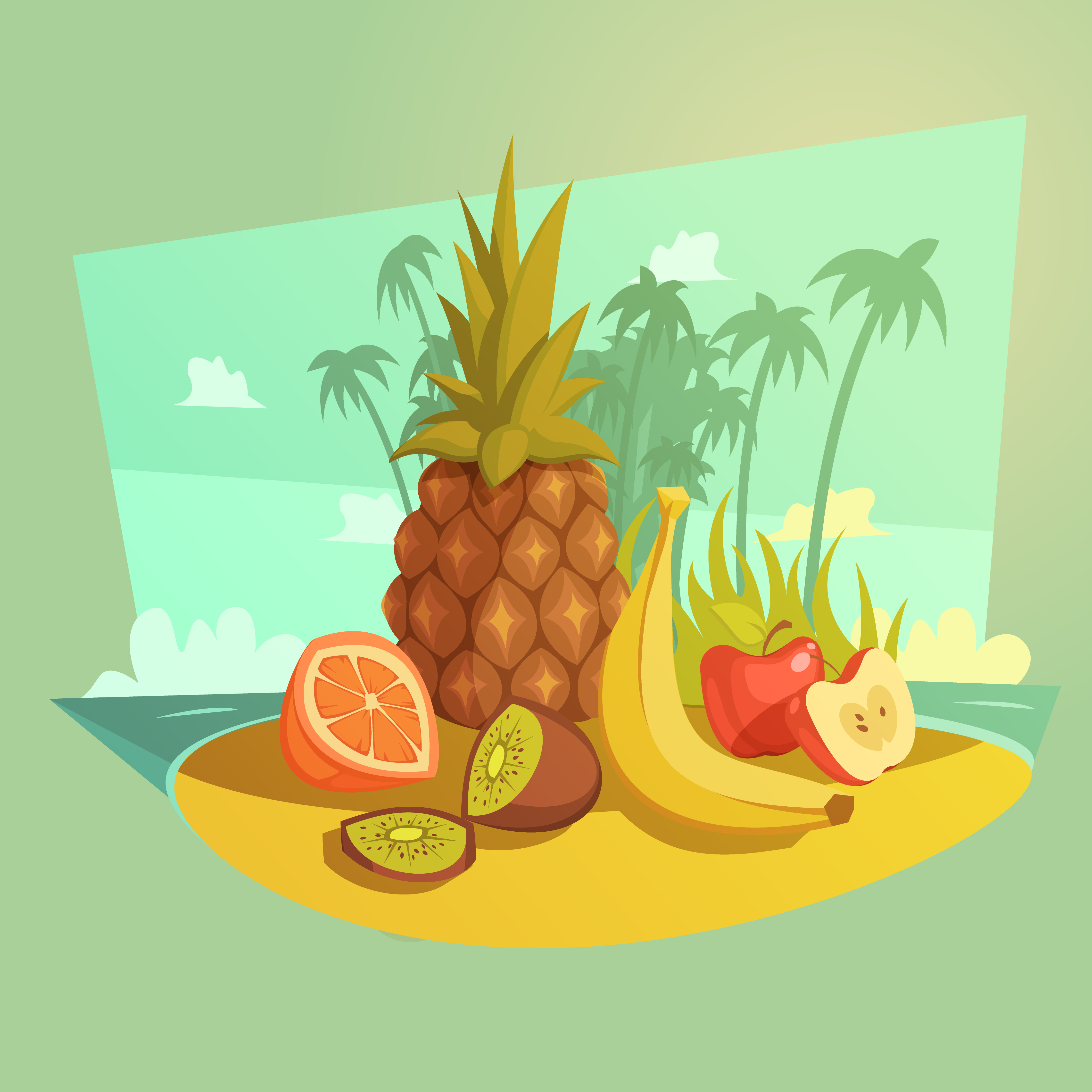  Fruit Cartoon  Concept 479112 Download Free Vectors 