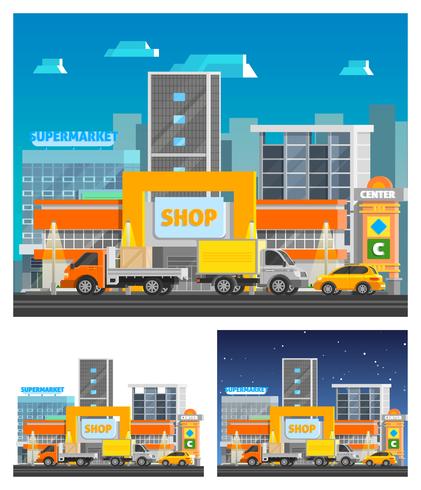  Shopping Center Orthogonal Compositions  vector