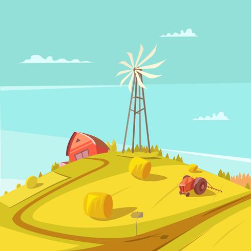 Farming And Agriculture Background  vector