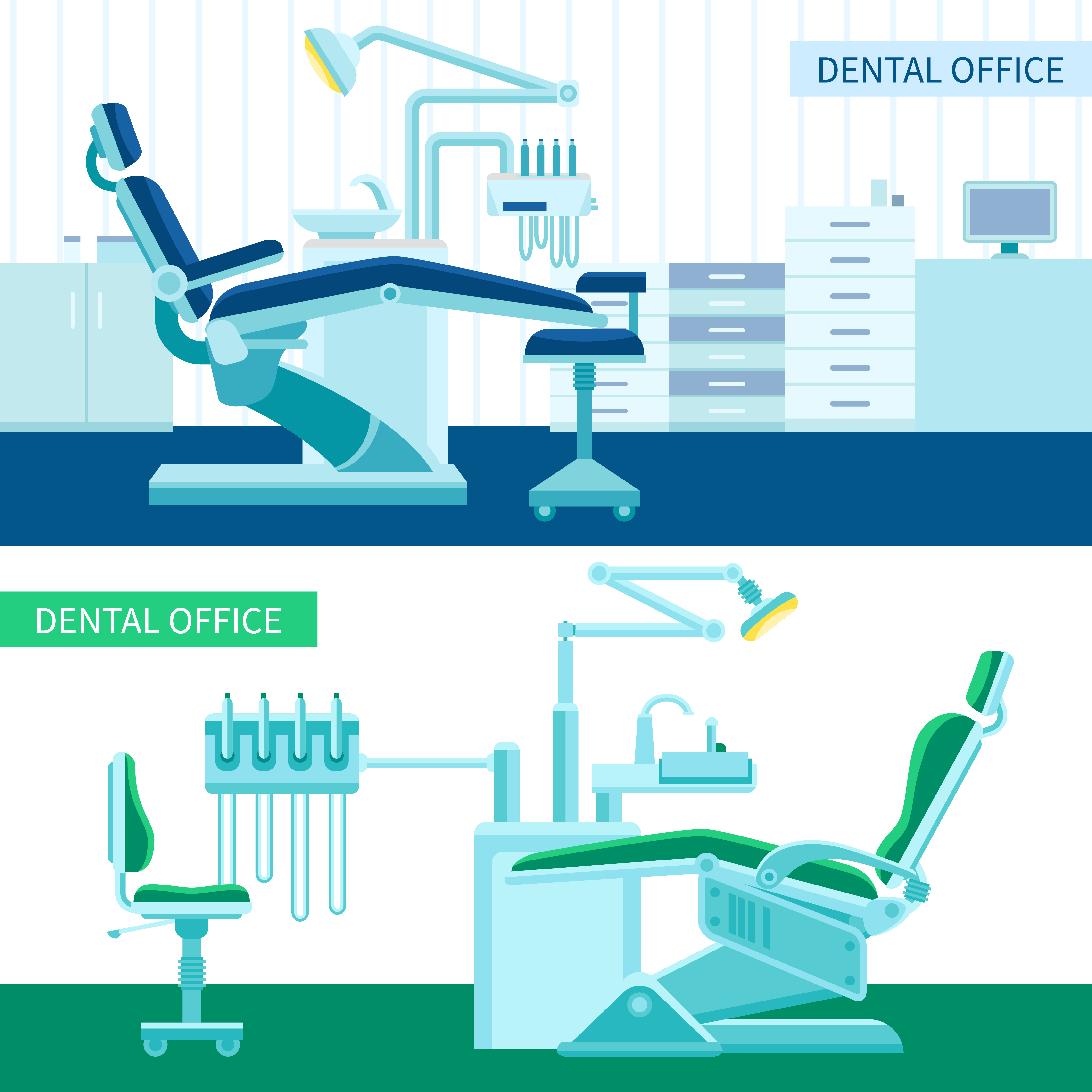 Dental Room Banner Set Download Free Vectors Clipart Graphics