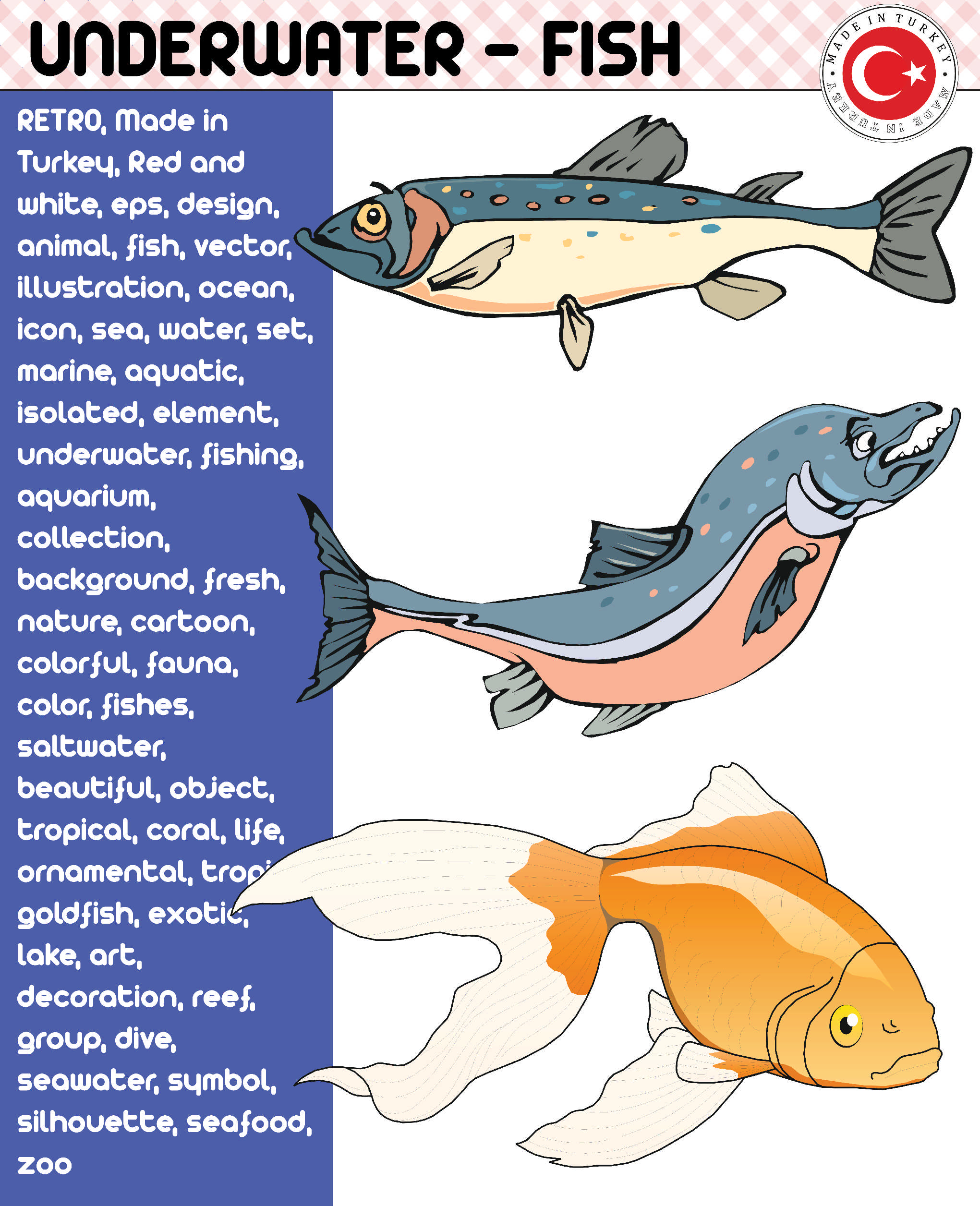 Download Fish, Fish Species - Underwater Life, eps vector ...