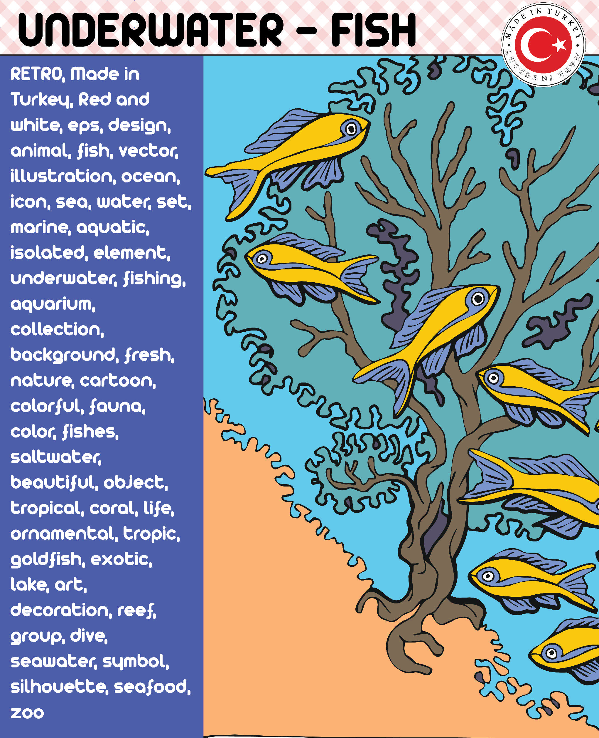 Download Fish, Fish Species - Underwater Life, eps vector 479734 ...