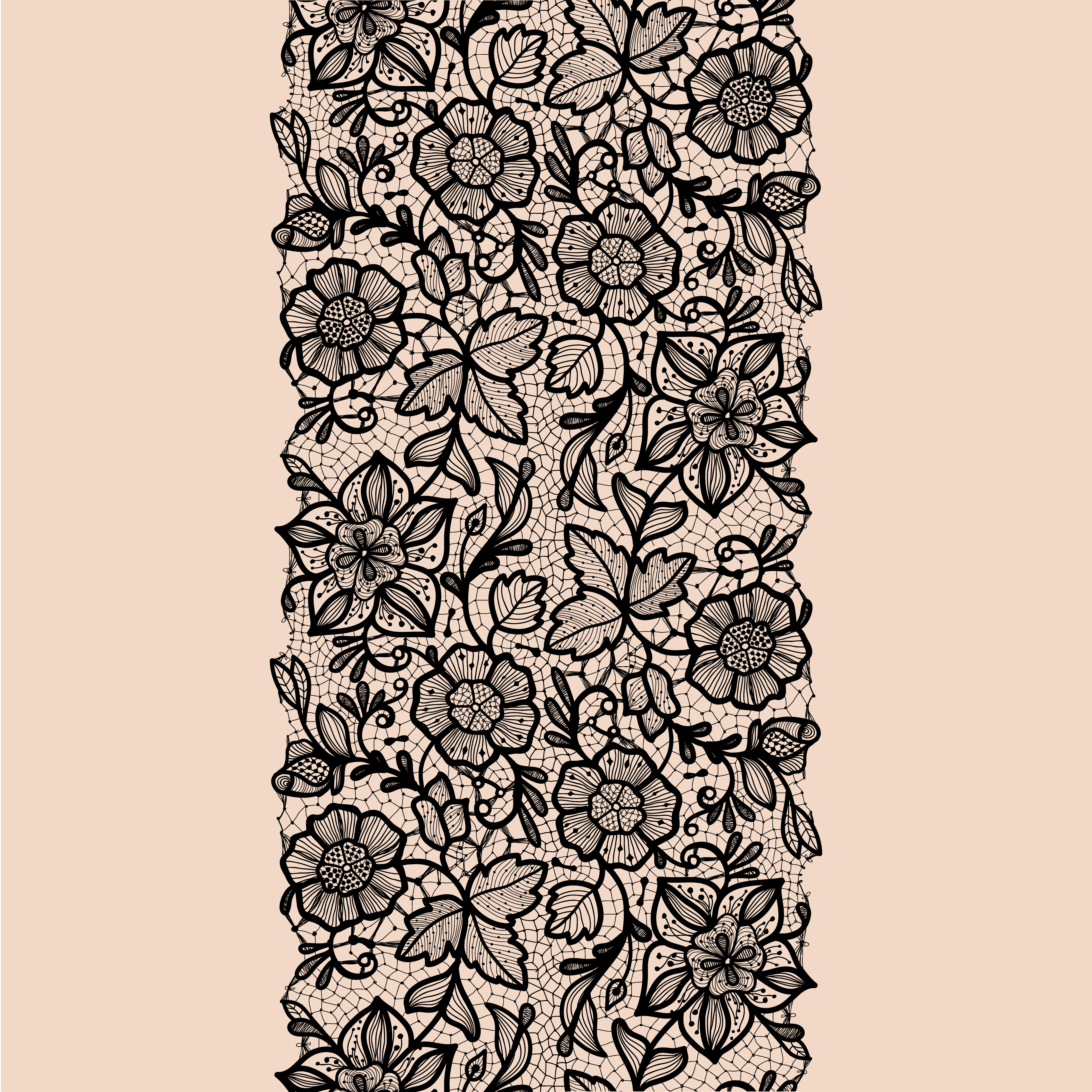 Abstract Lace Ribbon Seamless Pattern. 479752 Vector Art at Vecteezy