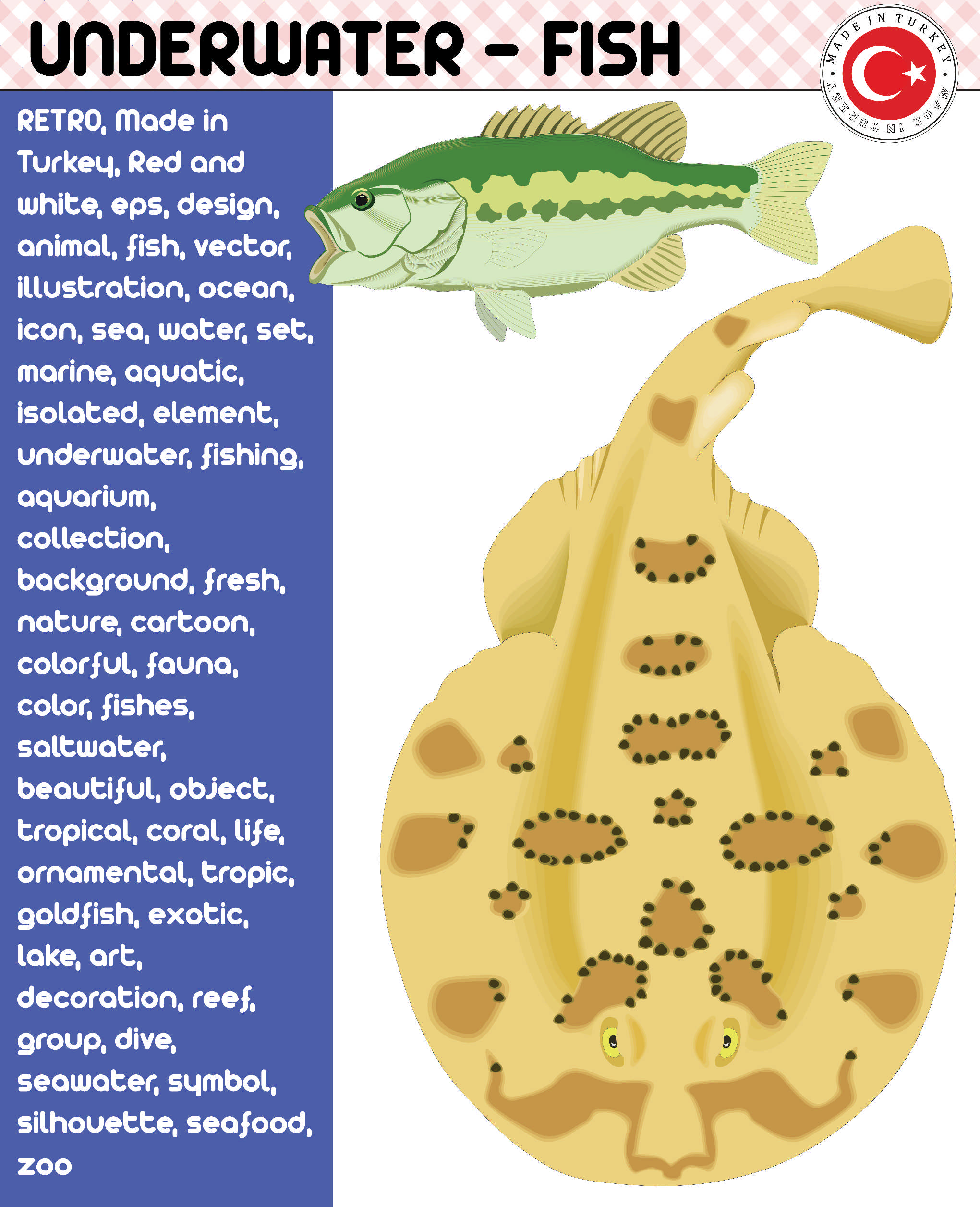 Fish, Fish Species Underwater Life, eps vector 479779 Vector Art at
