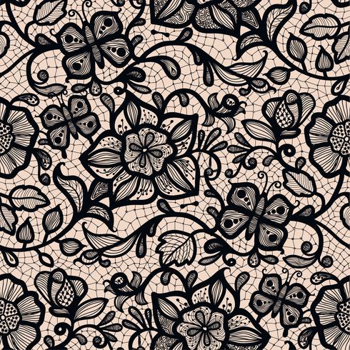 Abstract Seamless Lace Pattern With Flowers. Infinitely Wallpaper,  Decoration For Your Design, Lingerie And Jewelry. Your Invitation Cards,  Wallpaper, And More. Royalty Free SVG, Cliparts, Vectors, and Stock  Illustration. Image 36005626.